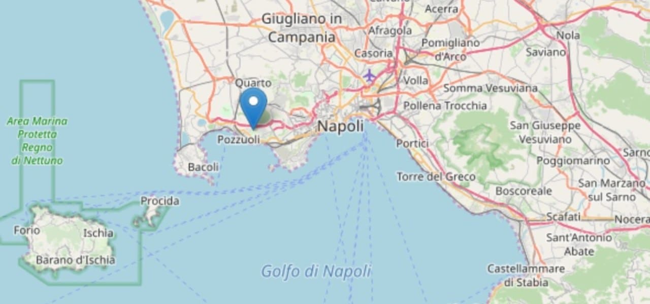 Terremoto Napoli pozzuoli oggi 26 aprile zed news