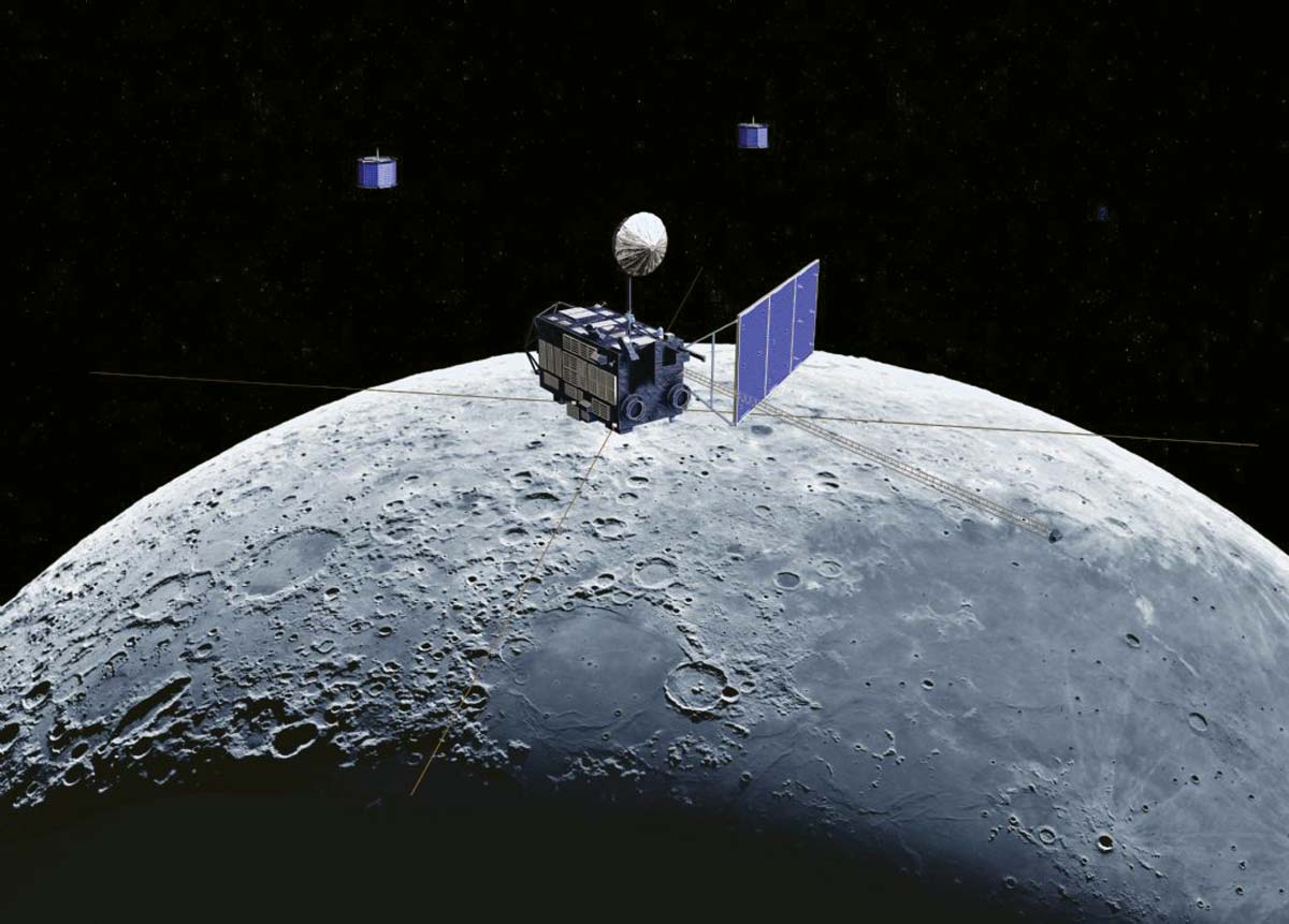 Kaguya luna carbonio,kaguya moon satellite