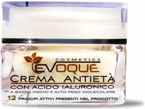Crema Viso Antirughe Idratante e Nutriente Bio con Acido Ialuronico Puro Vitamina C Olio Di Argan Aloe Vera e Burro di Karitè Antiage Giorno e Notte Per Viso Collo E Décolleté Made In Italy 50 ml
