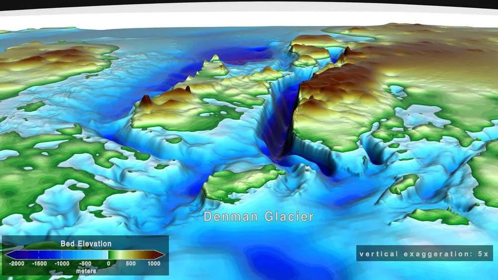 Denman ghiacciaio canyon