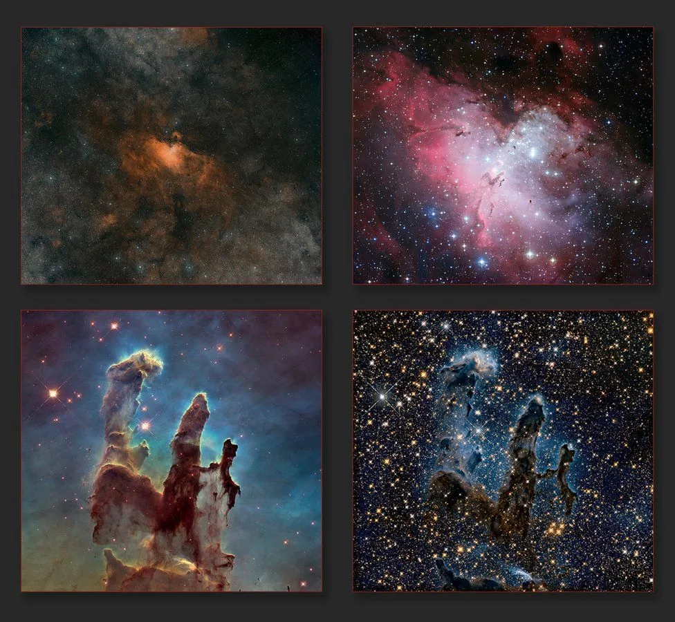 hubble pilastri della creazione